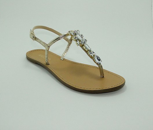 sandália rasteira da arezzo