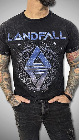 Camiseta Landfall - Edição Escudo Oficial Azul - Est. 2019 (Estonada)