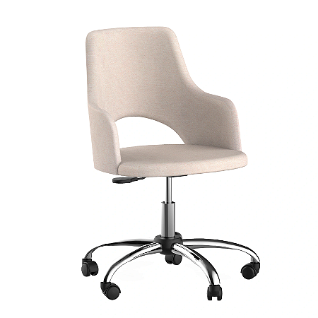 Cadeira Office estofada c/ braços JM 0069