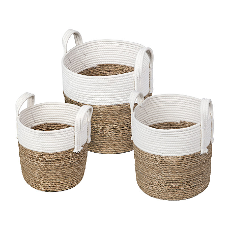 Kit Cestos IEB 0149 com fibra natural