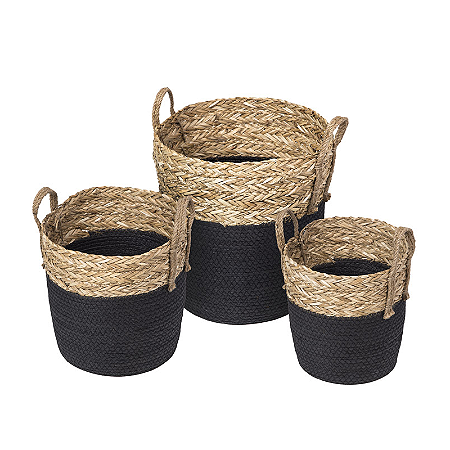 Kit Cestos IEB 0150 com fibra natural