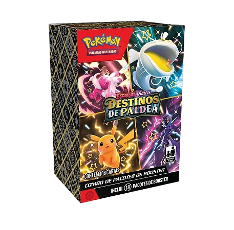 Booster Pokémon Ev4.5 Escarlate E Violeta 108 Cartas Copag