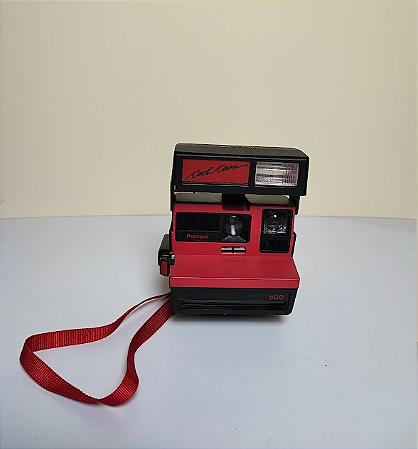 Camera Antiga Polaroid 600 Cool Cam Vermelha