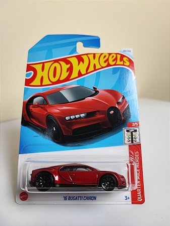 Hot Wheels Bugatti Chiron '16 Vermelha