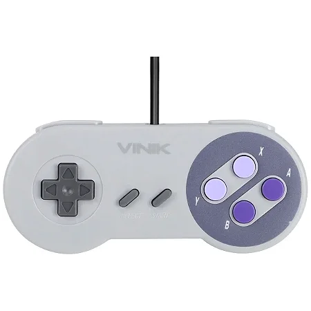 Controle Pc Usb Nintendo Super Nes Retrô