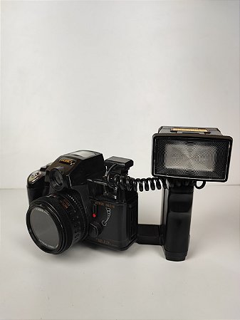 Camera Fotografica Analogica Antiga Yashica Motor Drive Red Eve