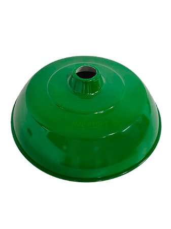 Pendente Lustre Aluminio Prato Beed 10 Verde
