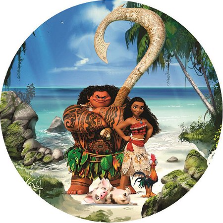 Fantasia Moana Adulto Feminino Com Colar