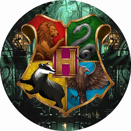 Painel Festa Redondo Harry Potter 2, 3d 1,50 Diametro