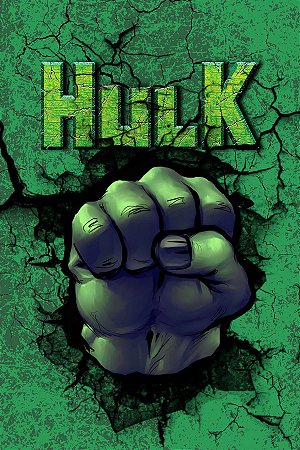 Painel Festa Retangular Para Casado 1,5x2,2m Hulk 1