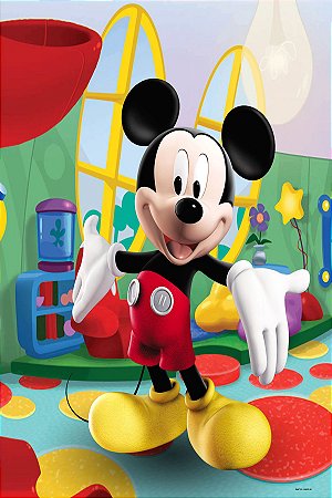 Painel Festa Retangular P/ Casado 1,5x2,2 Mickey 2