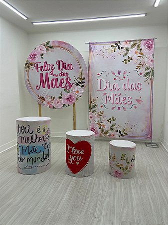 Trio Capa Cilindro Vest Fácil Dia Das Mães Kit Painel Casado