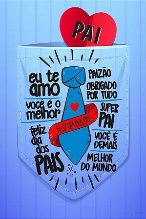 Painel Festa Retangular Casado 1,5x2,2 Dia dos Pais 1