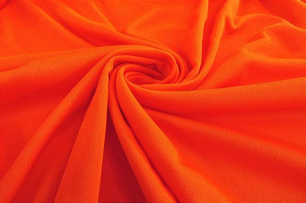5 Metros De Malha Premium Tencionada Para Decoração E Festa Laranja Neon