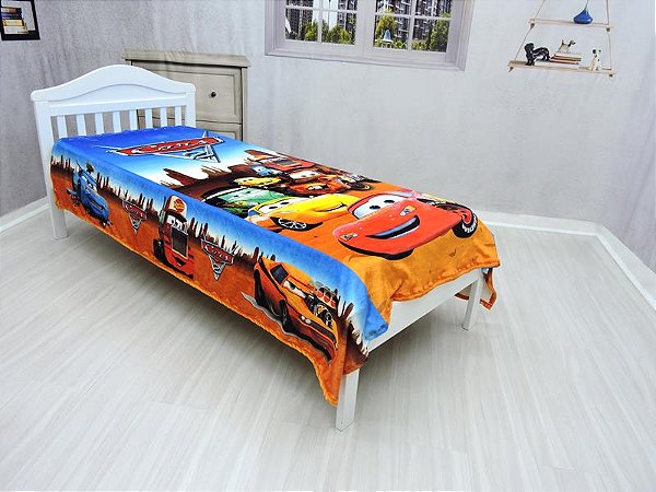 Manta Cobertor Carros, Solteiro Ultra Soft , Macia, Quentinha