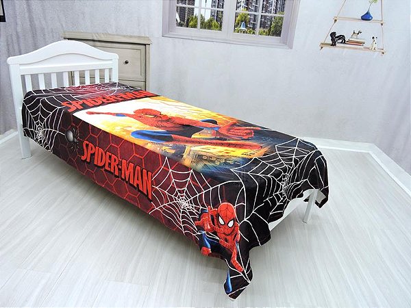Manta Cobertor Homem Aranha, Solteiro Ultra Soft , Macia, Quentinha