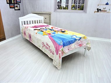 Manta Cobertor Princesas, Solteiro Ultra Soft , Macia, Quentinha