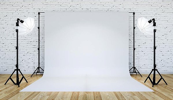Tecido Fundo Infinito Fotográfico Chroma Key 1,78 X 2,20m - Branco