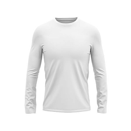 Camisa Manga Longa Masculina Proteção Uv 50+ Térmica Dry Fit Branco - Loja  Fantasia Bras
