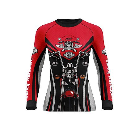 Camiseta Feminina Moda Praia Prot. Uv 50 Térmica Dry Moto 5