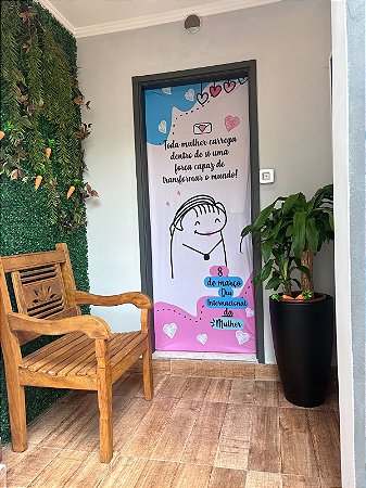 Capa Porta Para Decoração Festa Dia Das Mães 0,87x2,23