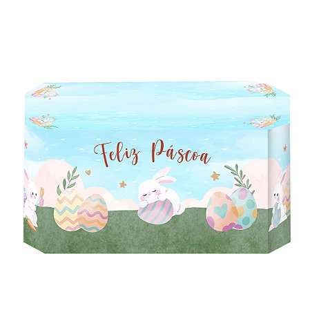Capa De Mesa P/ Festa Sublimado Tecido Veste Fácil Páscoa 2