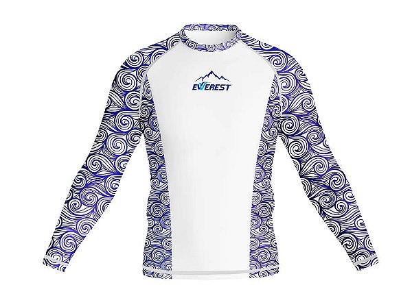 Camisa Longa Infantil Moda Praia Uv 50 Térmica Estampada Mod 8