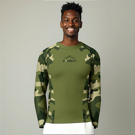 Camiseta Manga Longa Com Proteção Uv50 Inverno Verão Mod 9