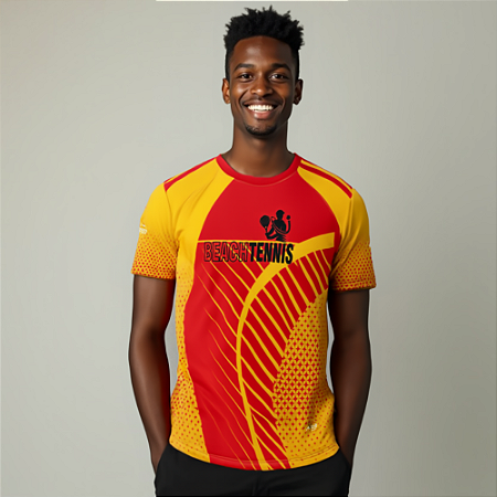 Camiseta Esportiva Everest Beach Tennis Uv50+ Dry Fit Mod.9