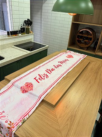Trilho De Mesa Decoração Dia Das Mães Rosa