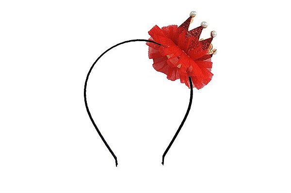 Tiara Festa Vermelho
