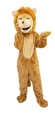 MASCOTE LEÃO PELÚCIA
