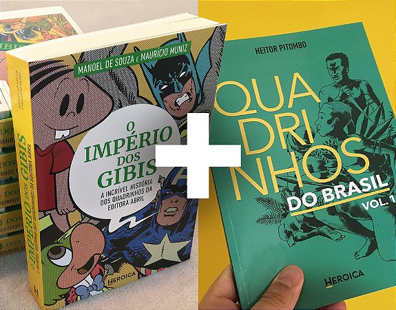 COMBO #2: O Império dos Gibis + Quadrinhos do Brasil