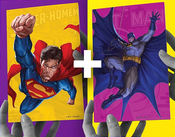 COMBO #4: Dossiês Super-Homem + Batman