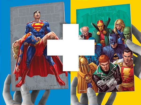 COMBO #4: Dossiês Super Powers + Liga da Justiça