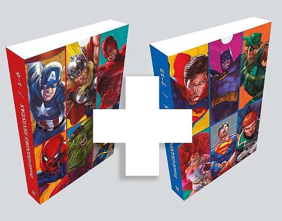 SUPERCOMBO #3: Dossiês Marvel + Dossiês DC + extras