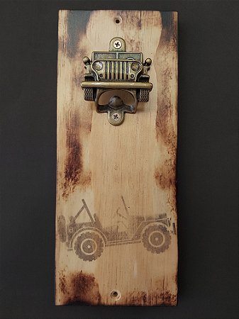 Abridor de garrafas Rústico: Tema  Jeep