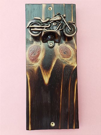 Abridor de garrafas Rústico: Tema  Motocross