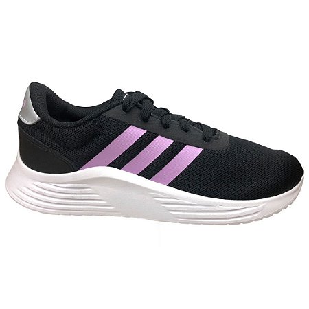 Tênis Feminino Adidas Lite Racer 2.0 Course A Pied - FZ0383 - Preto-Roxo