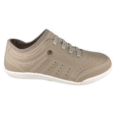 Tênis Feminino Kolosh Casual Ubee Macchiato Cacharel Macchiato - C2781 - Bege