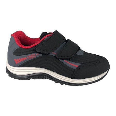 Tênis Infantil Menino Klin New Sport - 199067000-001390 - Preto-Vermelho