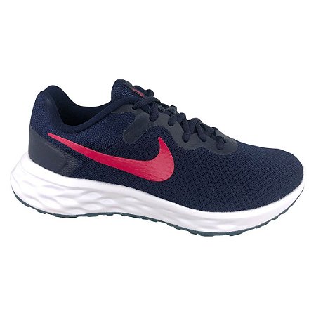 Tênis Feminino Nike W Revolution 6 - DC3729-401 - Azul-Rosa