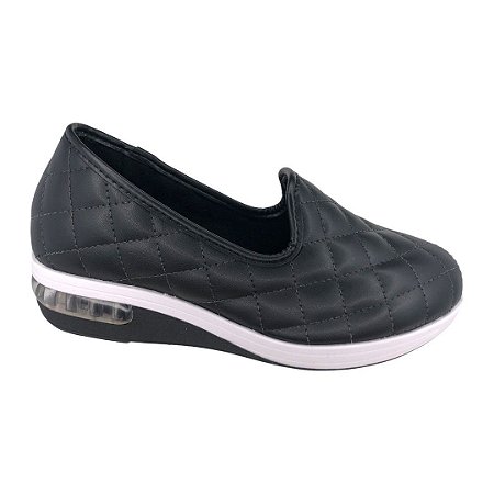 Tênis Feminino Modare Casual Np Pele Strech - 7320.247 - Preto