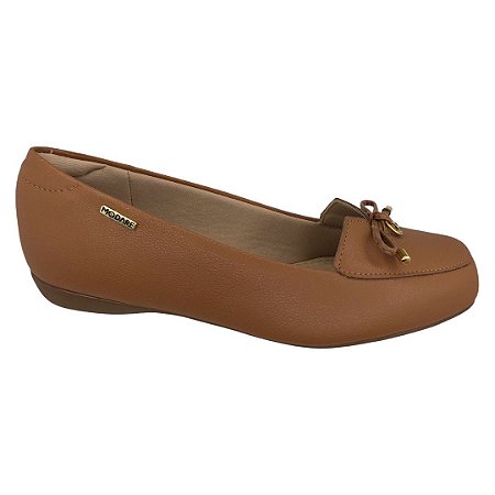 Sapato Feminino Modare Mocassim Np Floather Nature - 7016.461 - Camel