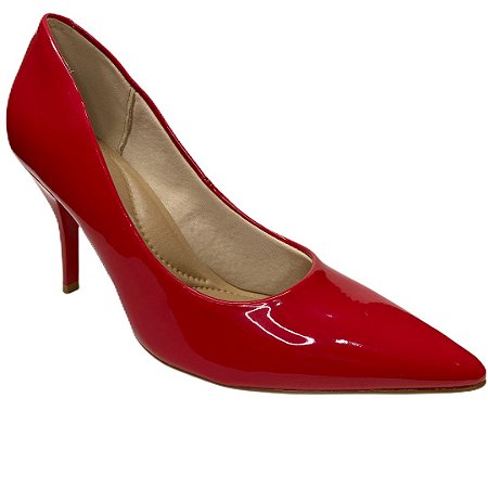 Sapato Feminino Beira Rio Scarpin - 4122.1100 - Vz Vermelho