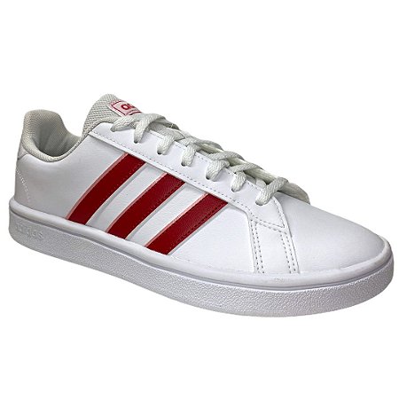 Tênis Adidas Feminino Grand Court Base - Branco - EG4031