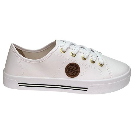 Tênis Feminino Moleca Casual Np Sardenha Neo - 5667.302 - Branco