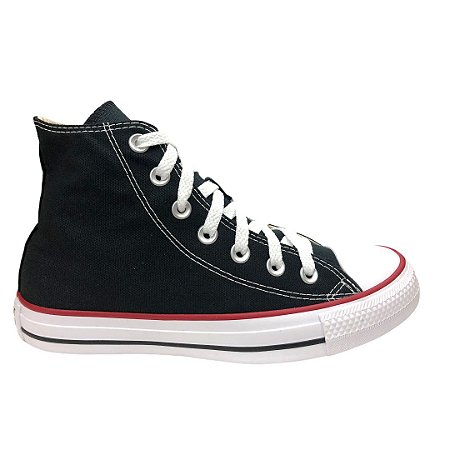 Tênis Unissex Converse Cano Alto Chuck Taylor All Star - CT00040007 - Preto/Vermelho/Preto