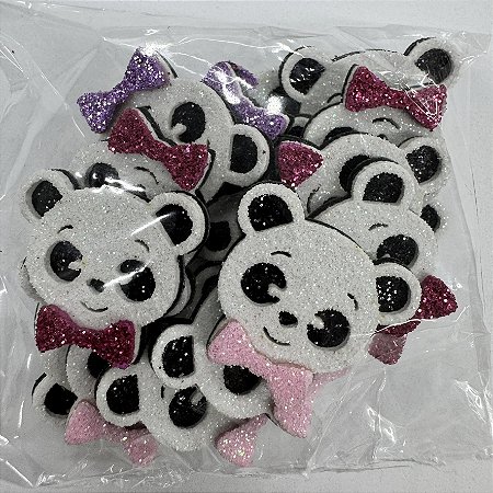Urso Panda com Laço - 15 UN