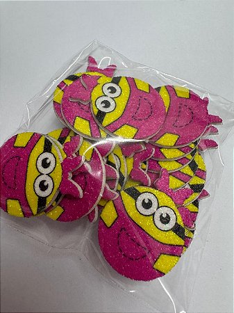 Impresso - Minions Rosa - 20 UN